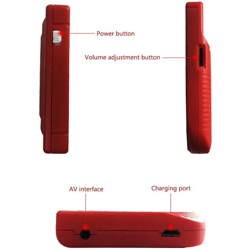 Портативная игровая мини-приставка с ЖК-дисплеем и 129 встроенными играми |