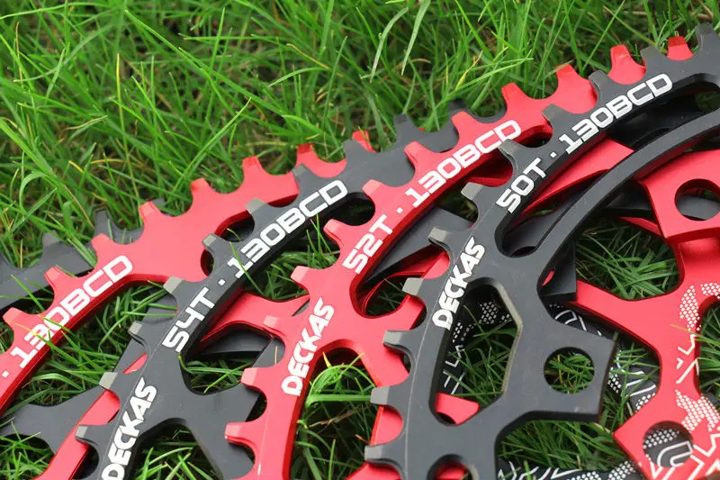 Одинарная цепь BCD130 узкая и широкая 1 система 50T 52 54 56T|narrow wide|bike chainringroad bike chainrings |