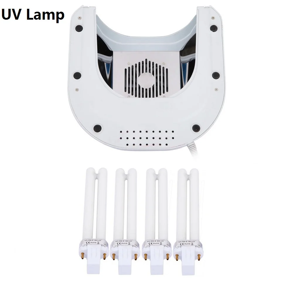 36 Вт UV LED ногтей барабан lke CCFL * 4 УФ лампы Сушилка для лечения gel гель маникюр Лак 60