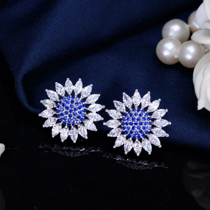 Pera новые модные женские серьги гвоздики в Корейском стиле с большим солнечным