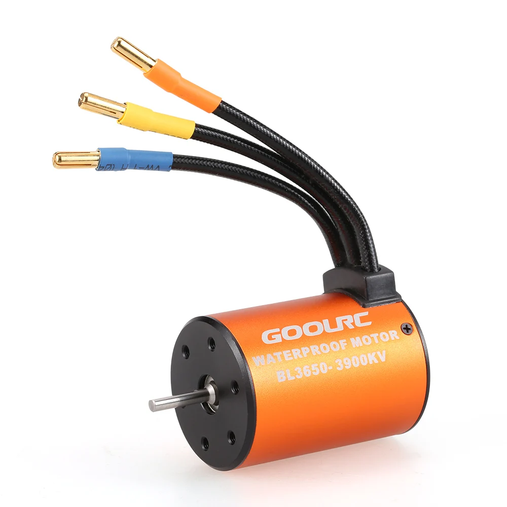 GoolRC 3650 3900KV водонепроницаемый бесщеточный двигатель для 1/10 RC автомобильных