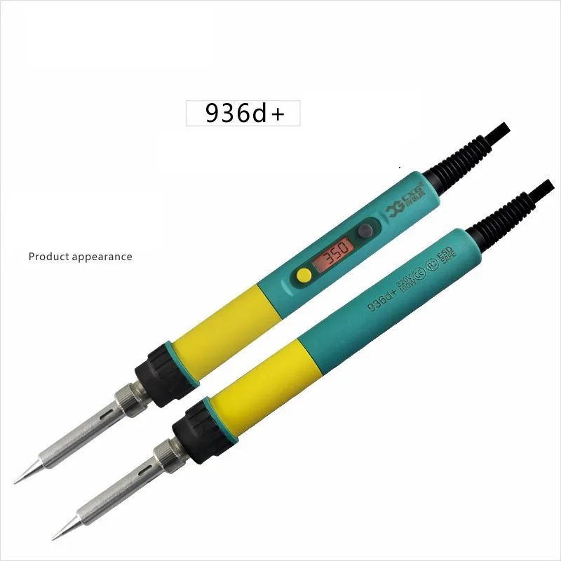 CXG 100 Вт 936d + ЖК Цифровая Электрическая паяльная станция с регулируемой