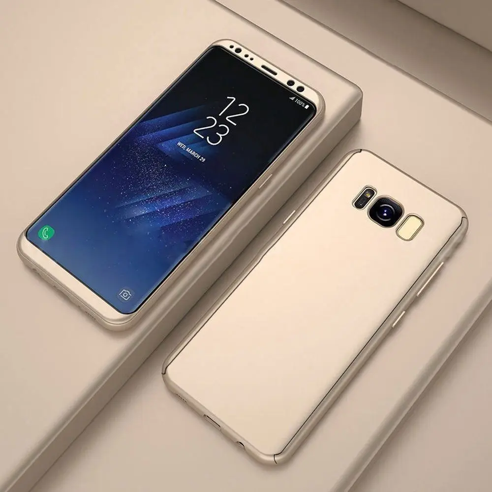 Для Samsung Galaxy S9 Plus чехол 360 полный корпус бампер Защита для экрана S8 S7 S6 edge S5 Neo A3 A5 J5
