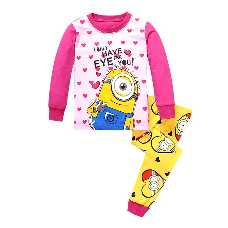 2016 Autumn Spiderman Two-peice Pijamas Suit Children Cloth Pajamas For Kids Unicorn Sleepwear Nightgown Boys |