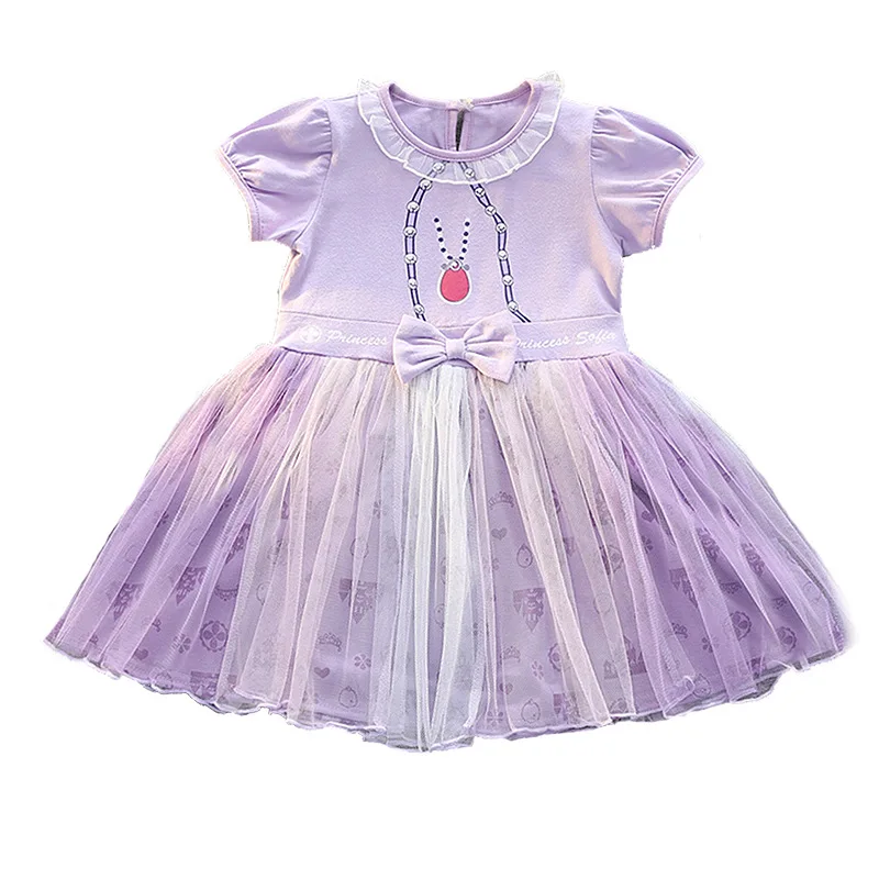 Обувь для девочек платье Летний костюм модная детская одежда праздничное