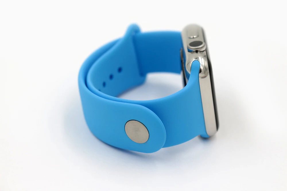 URVOI силиконовый ремешок для apple watch series 4 3 2 1 ремешок для iWatch Sport band штырь на замену-и-tuck закрытие официальных цветов