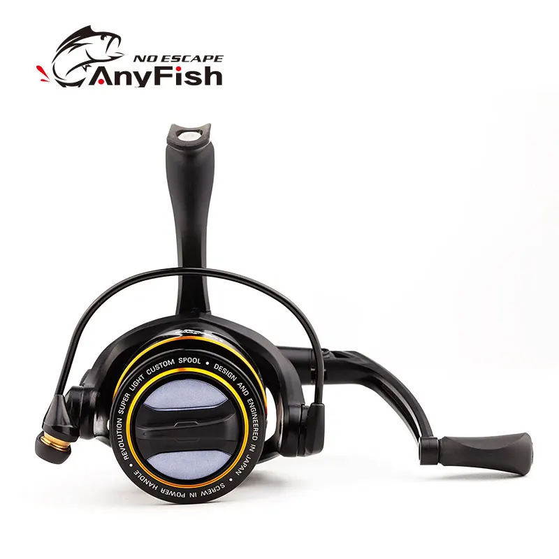 Рыболовная катушка ANYFISH X RIDE редукция 2000 3000 4000 5000 9 + 1 шарикоподшипник 5 2: 1/4.7:1