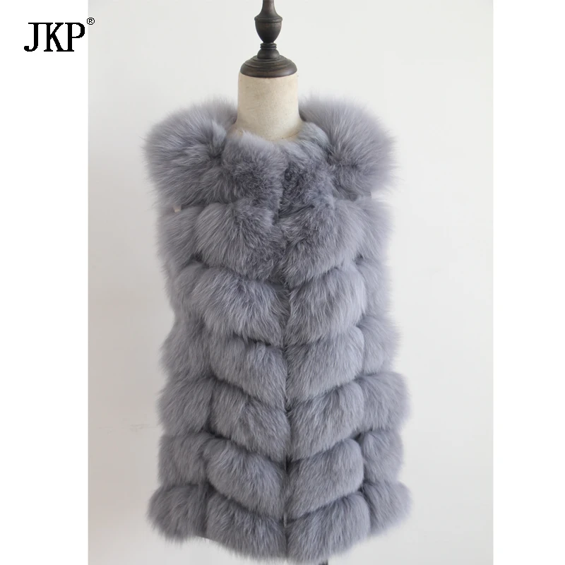 Женский жилет из натурального Лисьего меха зимняя безрукавка 100%|genuine fox fur vest|fox