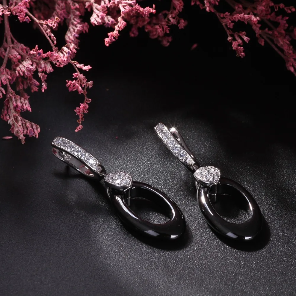 Висячие серьги Soul для мужчин и девочек пикантные Длинные круглые черные