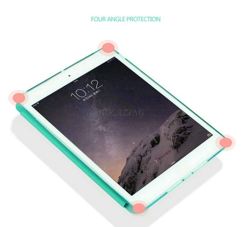 Ультратонкий Тонкий мягкий силиконовый гибкий чехол подставка для iPad Air 2 9 7