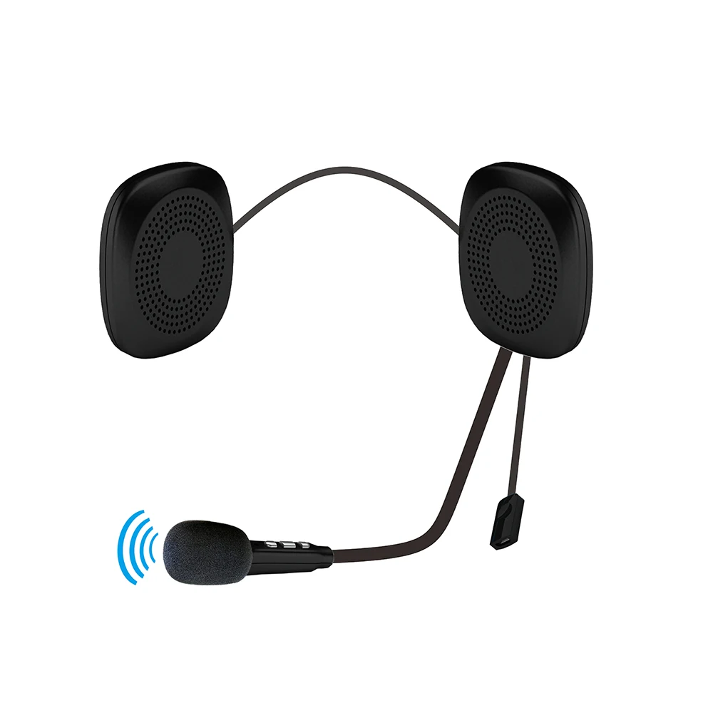 Bluetooth-гарнитура без косточек для мотоциклетного шлема колонка с губчатым
