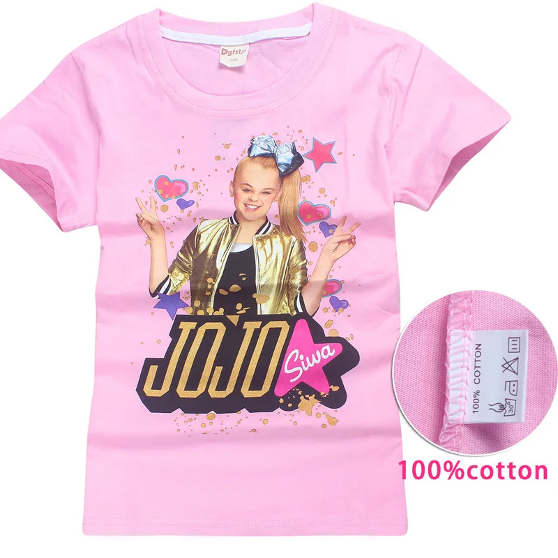 Лидер продаж JoJo siwa Моана тролли футболка из 100% хлопка с короткими рукавами для