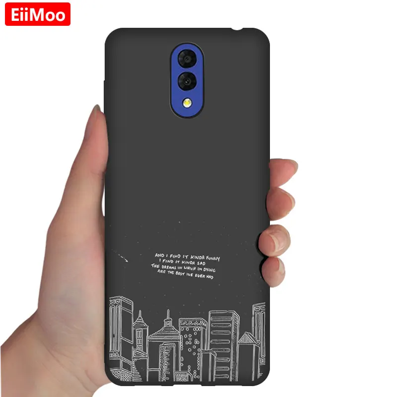 29 EiiMoo Soft TPU Silicone Case Cover For Alcatel 3L Case 5039 5039D Cute Cartoon Phone Back Coque For Alcatel 3L Case - Цвет: 29