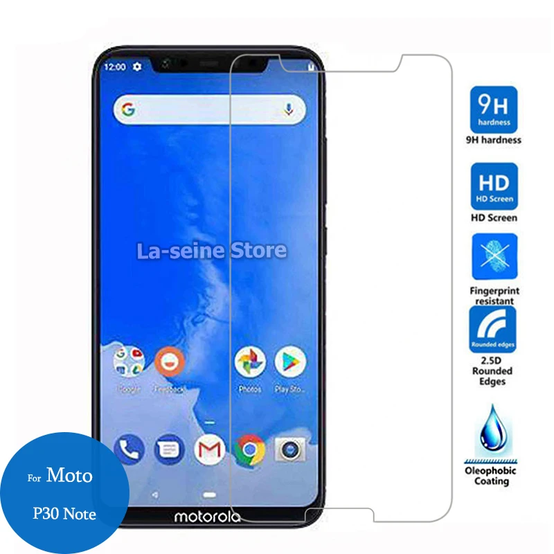 For Motorola One Power P30 Note Tempered Glass 9h Screen Protector Protective Film on P 30 6.18 Inch Anti-Explosion | Мобильные
