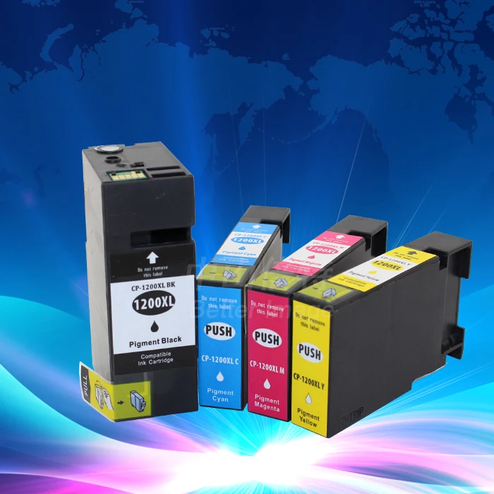 Чернильный пакет 1BK + 1 набор PGI 1200XL пигментных картриджей PGI1200XL для Canon MAXIFY MB2020
