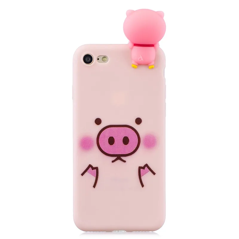 Style 1 Чехол FLYKYLIN 3D DIY для iphone 7 8 Plus X XR XS 11 Pro Max 5S SE 5 6 6S чехол милый мультфильм 3D игрушки Мягкий ТПУ силиконовый чехол для телефона s - Цвет: Style 1