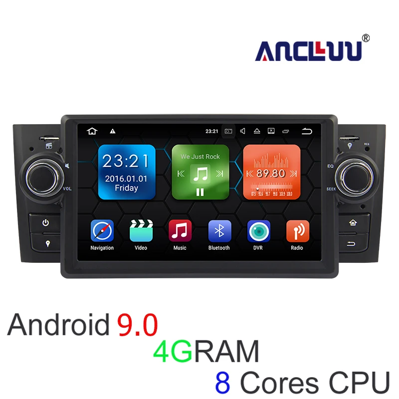 4G RAM Android 9 0 Автомобильный DVD плеер для FIAT Linea автомобильное радио GPS навигатор