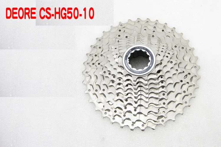 Настоящий велосипедный HG50-10 Shimano CS 11-36T Deore Cassette Free Wheel переключатель система MTB