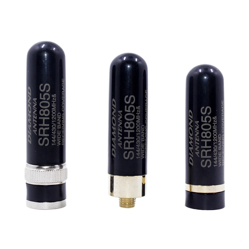 Короткая боевая мини антенна Diamond SRH805S VHF UHF SMA Female /SMA Male/BNC SRH 805S для любительского