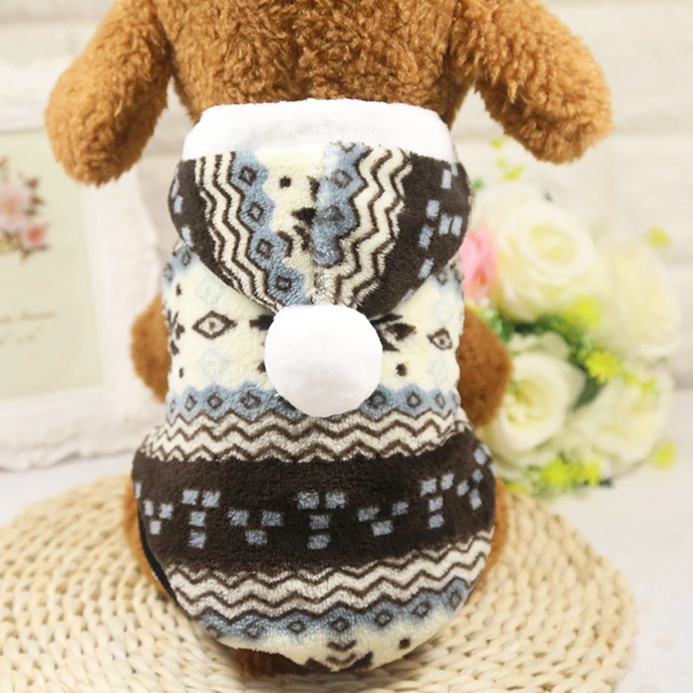 Коралловый флисовый для питомца собака щенок кошка одежда верхняя зима|Пальто и