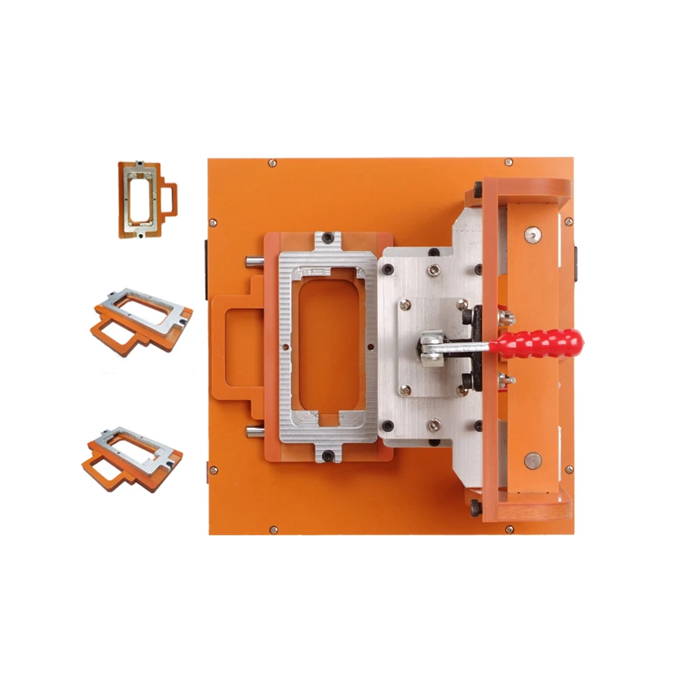 Bezel Frame with Hot Glue Presssure Manual Laminator Laminating Machine for iPhone 4g up to 7 plus Moulds Fix | Инструменты