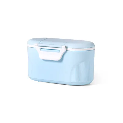 Small Blue IMBABY детский контейнер для сухого молока, контейнер для закусок, коробка для молока, бутылка для детского молока, контейнер для хранения молочных смесей - Цвет: Small Blue