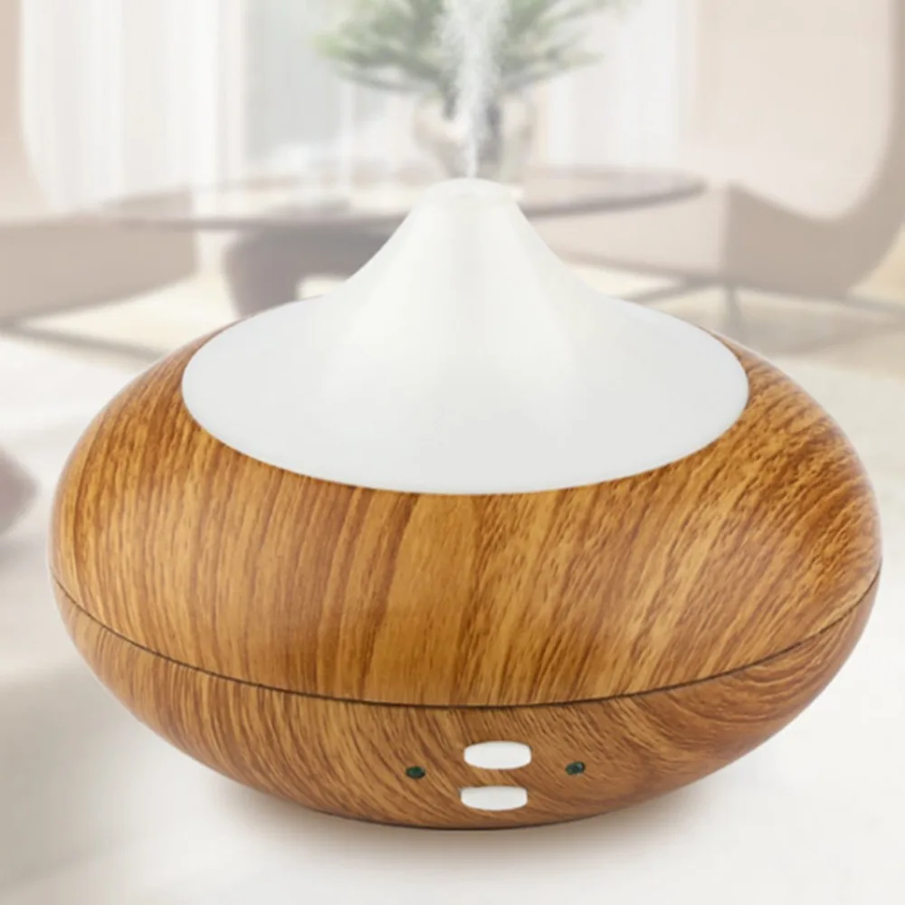 Air Humidifier Wood Diffuser 500ml Aroma Essential Oil Ultrasonic Grain 7 Colors Change LED Light Smart Aromatherapy Mist new | Дом и сад