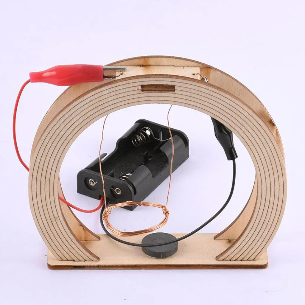 Деревянный DIY Science электромагнитный игрушечный эксперимент наборы для