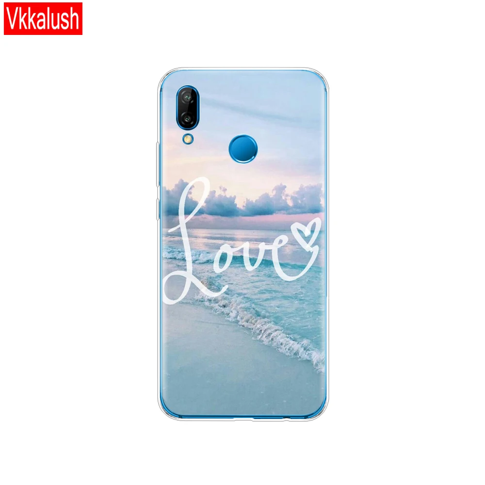 80049 Силиконовый чехол для 5,8" huawei P20 Lite huawei P20 Pro, чехол для huawei P 20, Защитная прозрачная задняя крышка для телефона - Цвет: 80049