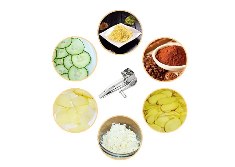 Creative Stainless Steel Rotary Cheese Graters Drum Blades Cheese Knife Butter Chocolate Cutter Fruit Vegetable Kitchen Gadgets