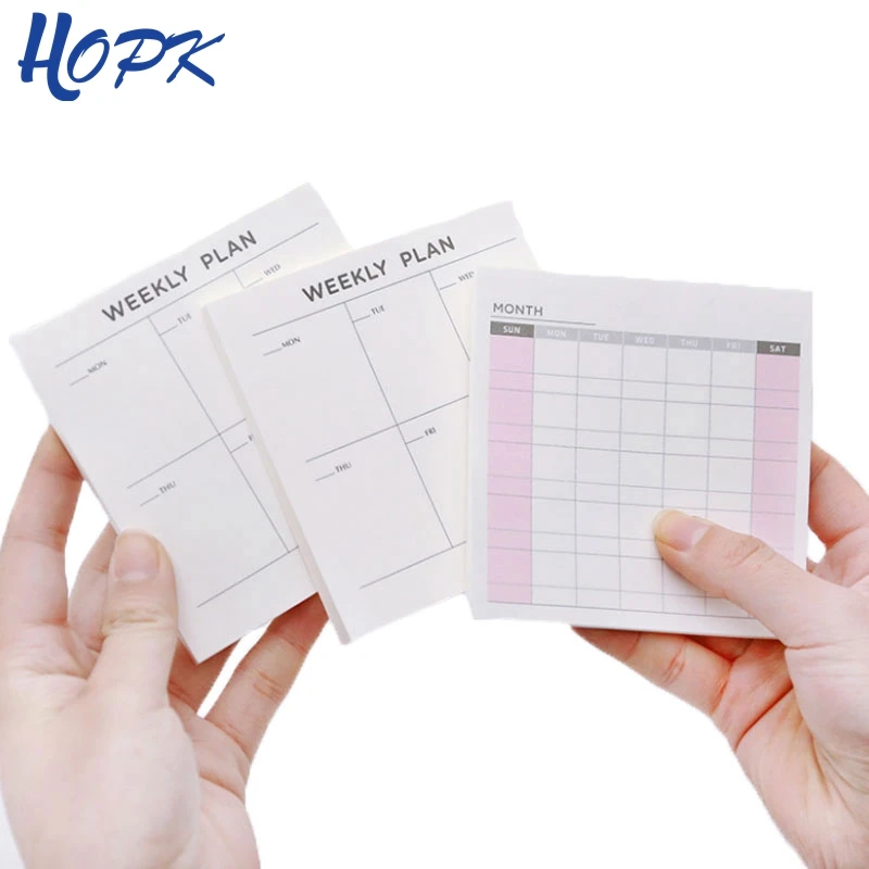 

1 PC Cute Kawaii Weekly Monthly Work Planner Book Diary Agenda Filofax For Kids School Supplies