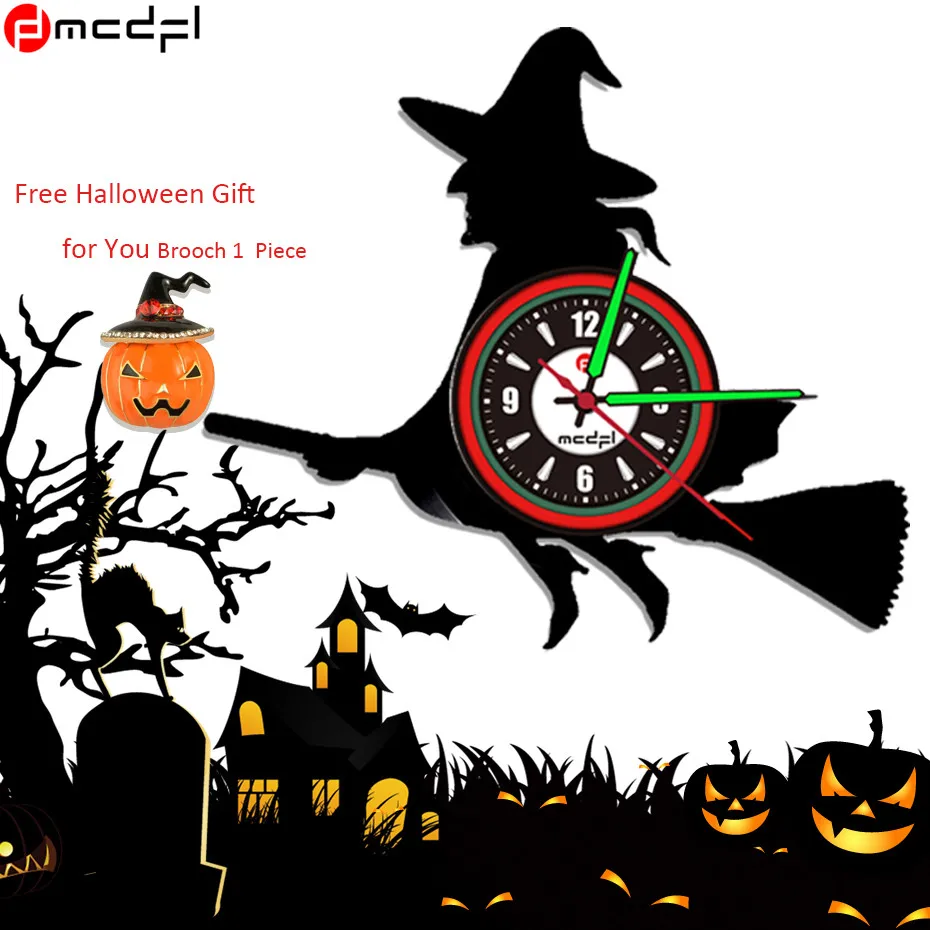 Декоративный аксессуар для Хэллоуина Настенная Наклейка в виде ведьмы шляпы