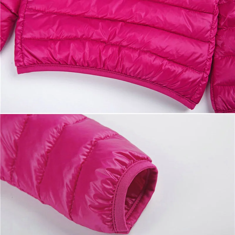 Парка для девочек ссветильник Кая зимняя куртка на утином пуху и мальчиков