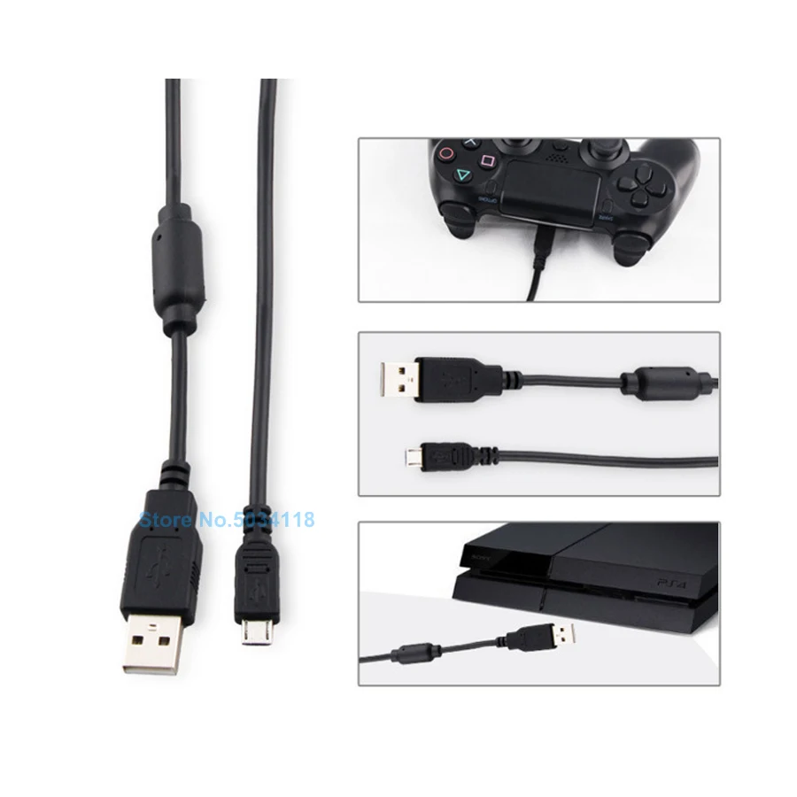 Кабель Micro USB для зарядки и передачи данных PS4 Slim Pro кабель 1 8 м Sony Playstation 4 Play Station PS