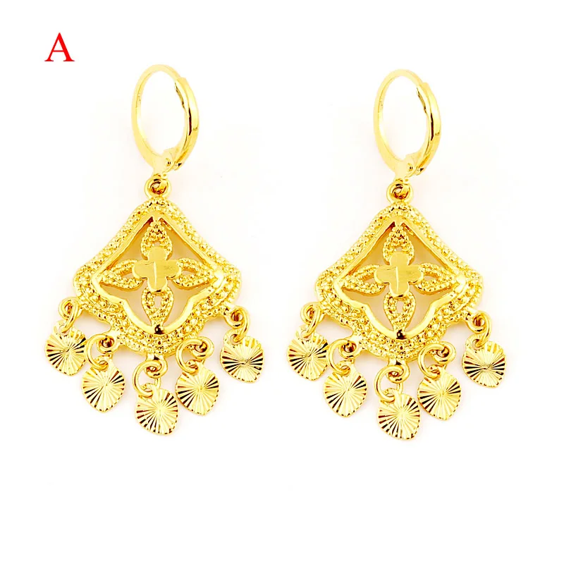 JHplated Африка серьги для женщин/девушка в арабском эфиопском стиле ювелирные