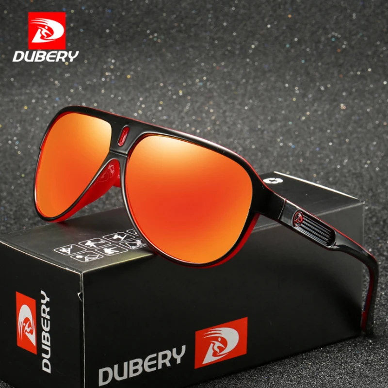 

DUBERY Polarized Sunglasses Men Driver Sun Glasses Brand Designer For Male Driving Goggles Colorful Mirror Lens Oculos YQ577