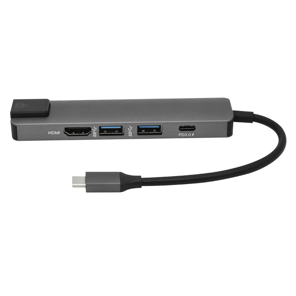 Адаптер Ethernet Сетевая карта C типа К HDMI 3,0 порт usb-хаб Высокоскоростной 5GBbps для Apple ноутбук тип-c телефон