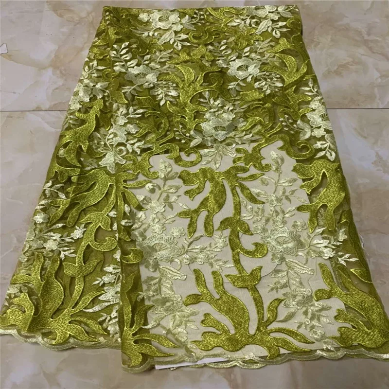 Кассия 2019 новый стиль французская сетчатая кружевная ткань Новинка коричневый