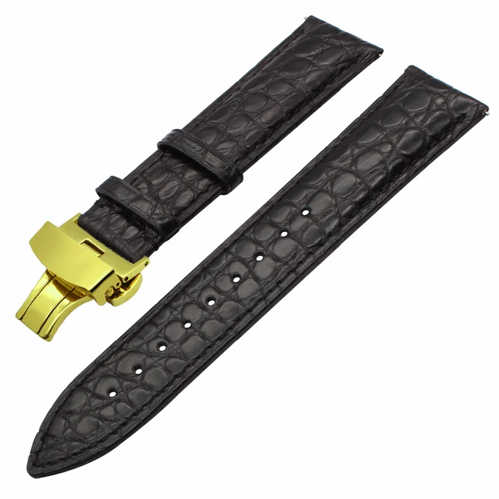 Ремешок для часов из натуральной кожи аллигатора 18 мм 20 22 Breitling Avenger Montbriliant Super Ocean