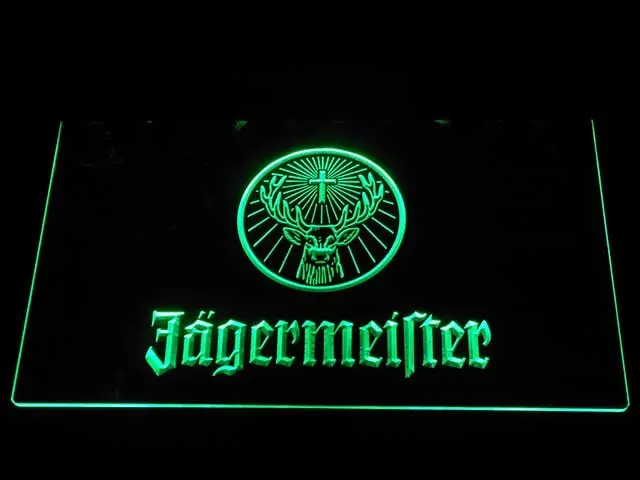 A288 Jagermeister светодиодный неоновый знак с головой оленя|Таблички и знаки| |