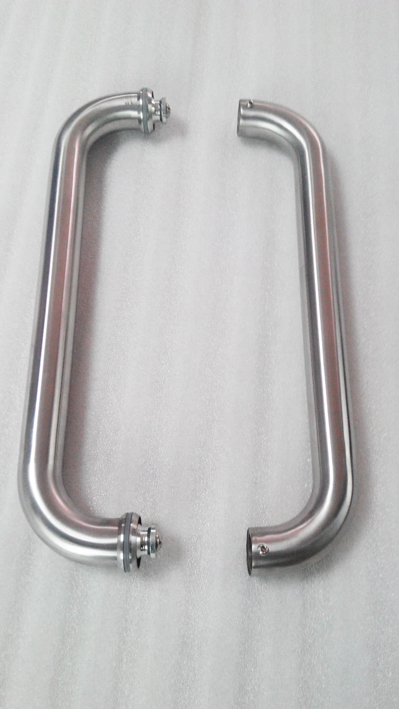 Прочная матовая входная дверь из нержавеющей стали 304 ручка для