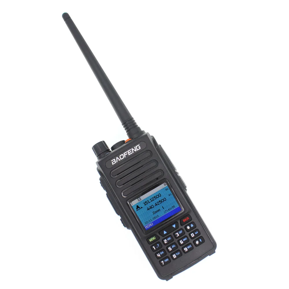 2019 Baofeng DMR DM 1702 GPS иди и болтай Walkie Talkie VHF UHF 136 174 & 400 470 МГц Dual Band Time Slot уровня 1 2