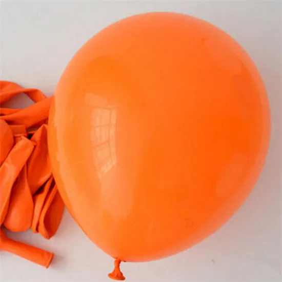 Orange 10 шт./лот, 12 дюймов, толстые латексные шары с жемчугом, золотые, красные, розовые, синие жемчужные шары для свадебной вечеринки, украшения для дня рождения - Цвет: Orange