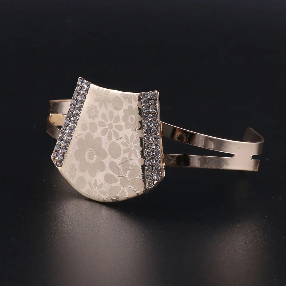 Свадебный комплект ювелирных изделий золотого цвета в Дубае для женщин и