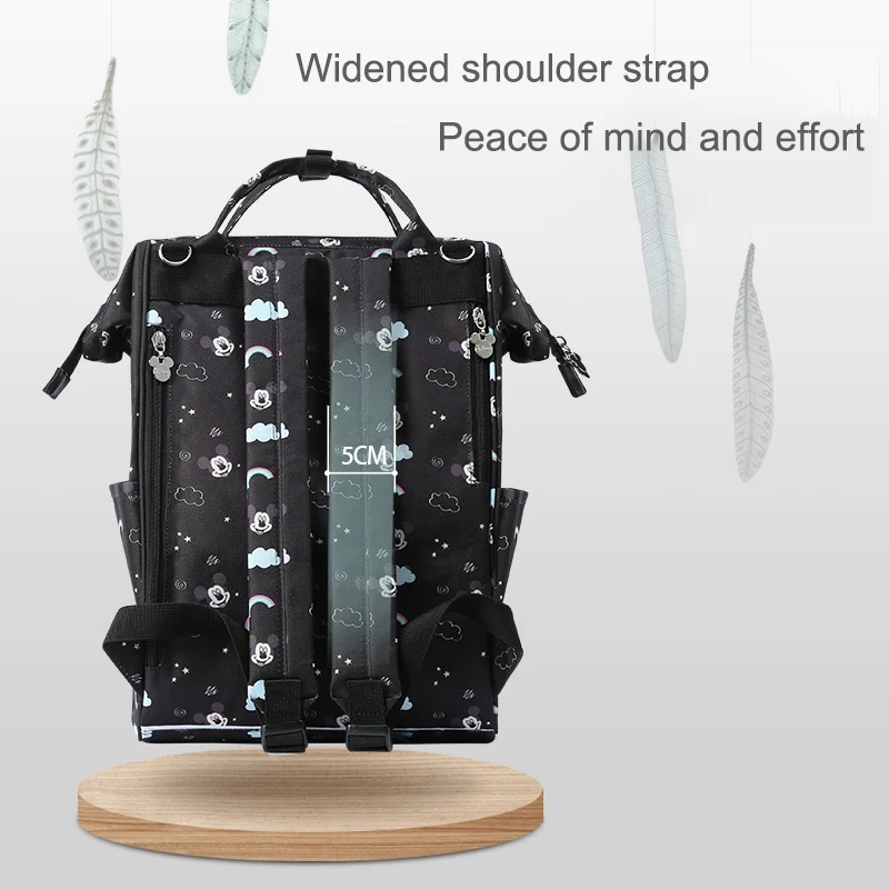 Сумка для подгузников Дисней рюкзак с музыкальным пирогом вместительная Детская