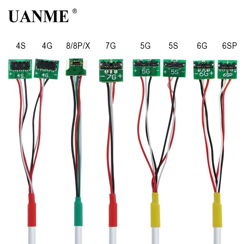 UANME источник питания тестовый ток 10 в 1 плата активации заряда батареи Apple для iPhone X 8 8Plus 7G 6 6S Plus 5G 5S 4S 4G