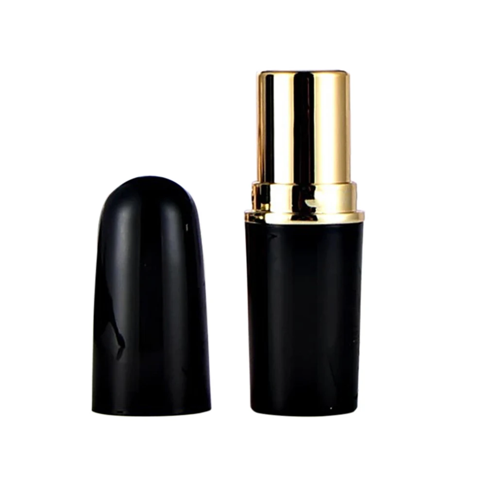 Матовые черные круглые пустые тюбики для помады 5 шт. инструменты сделай сам