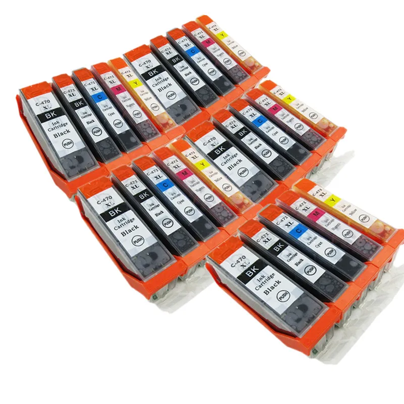 Замена PGI-470 PGBK XL PGI-470PGBK PGI470 PGI 470 CLI-471 чернильные картриджи для Canon Pixma MG-7740 MG 5740 6840 7740 - Цвет: 5SET 5