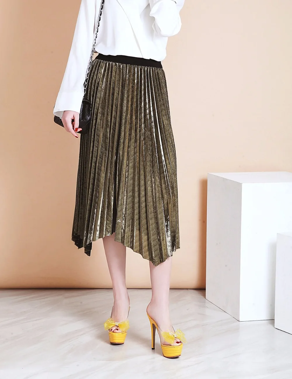 Прозрачные желейные туфли ASILETO женские сексуальные с открытым носком и