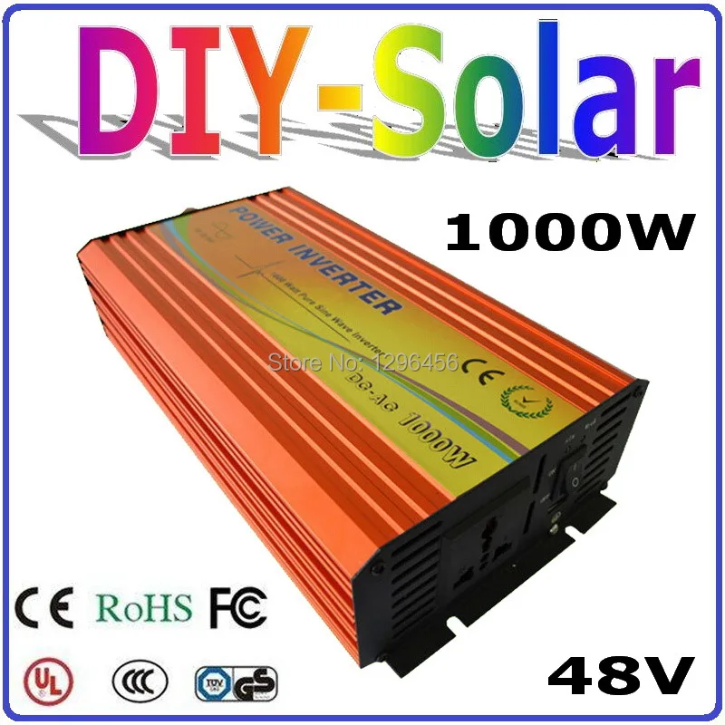48 в 1000 Вт инвертор с немодулированным синусоидальным сигналом от постоянного